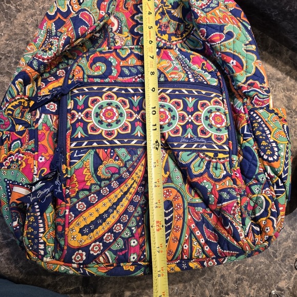 Vera Bradley Backpack Venetian Paisley Campus Backpack - Picture 10 of 10